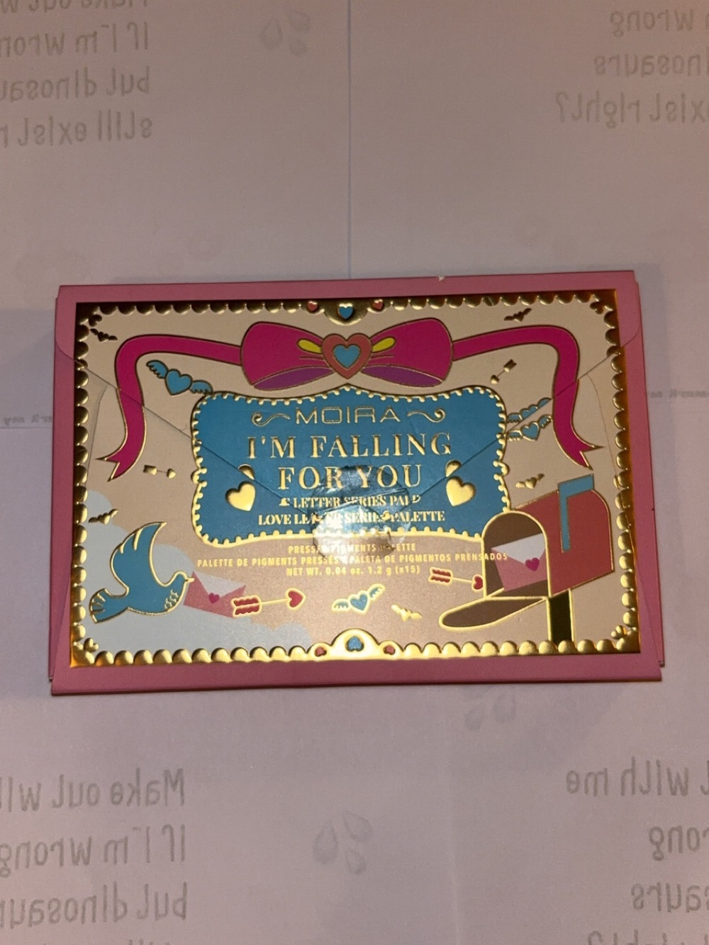 MOIRA Cosmetics "I'm Falling For You" Love Letter Palette